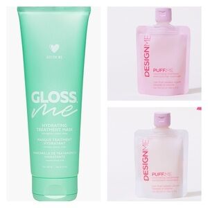 - Design Me: GLOSS.ME
HYDRATING TREATMENT MASK & Puff Me Shampoo/Condition…